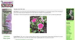 Desktop Screenshot of gardenersnet.com