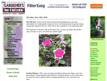 Tablet Screenshot of gardenersnet.com
